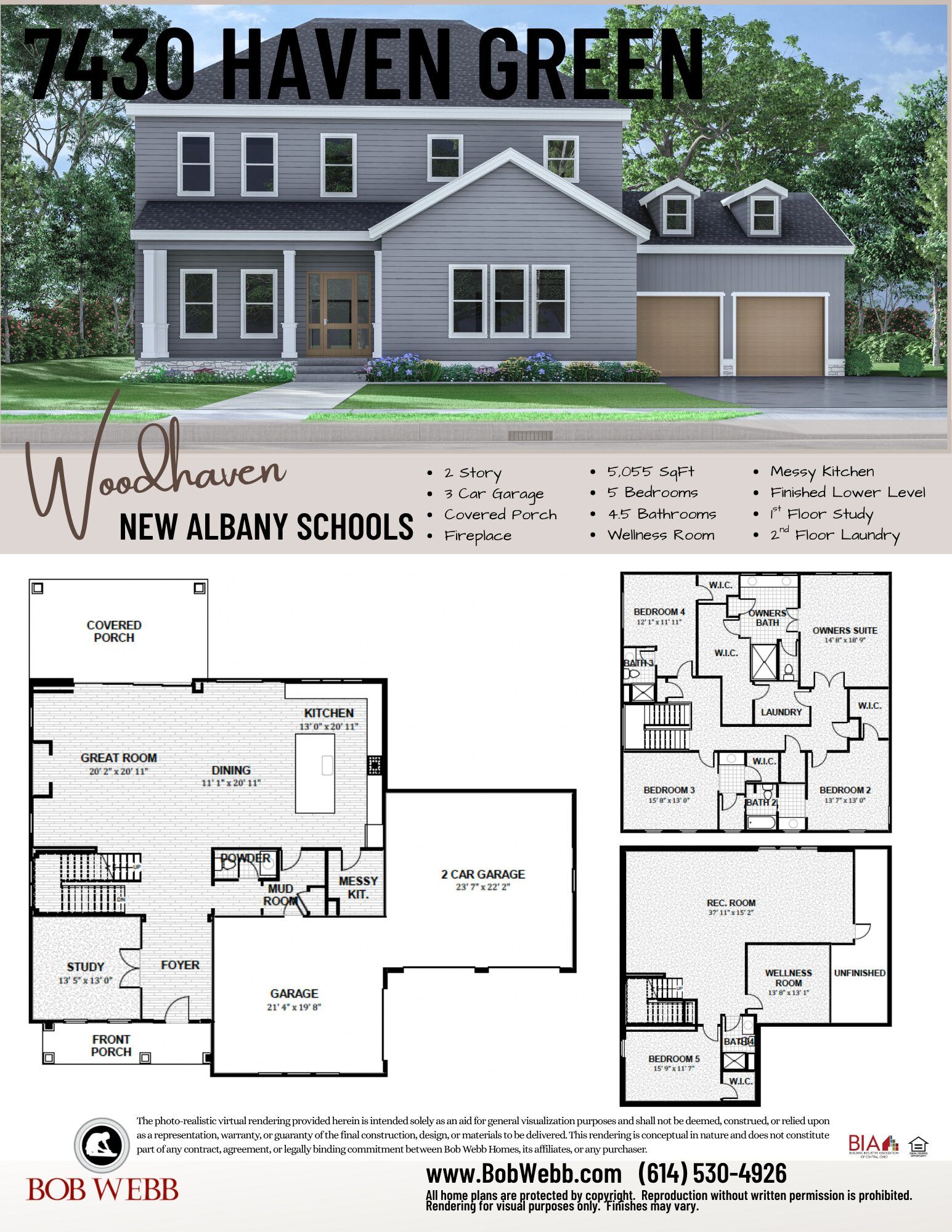 Plan Unknown - Woodhaven – New Albany Newby Bob Webb Custom Builder: New Albany, Ohio - Bob Webb