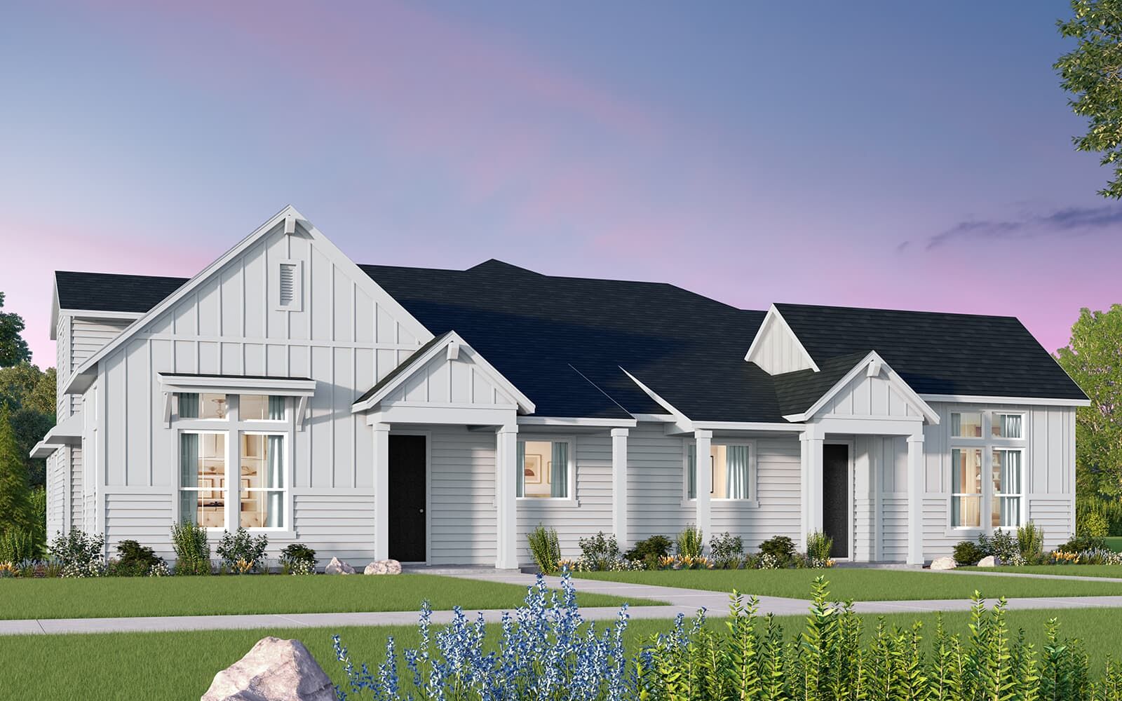 Evia Side A - Villas at Kissing Tree: San Marcos, Texas - Brookfield Residential