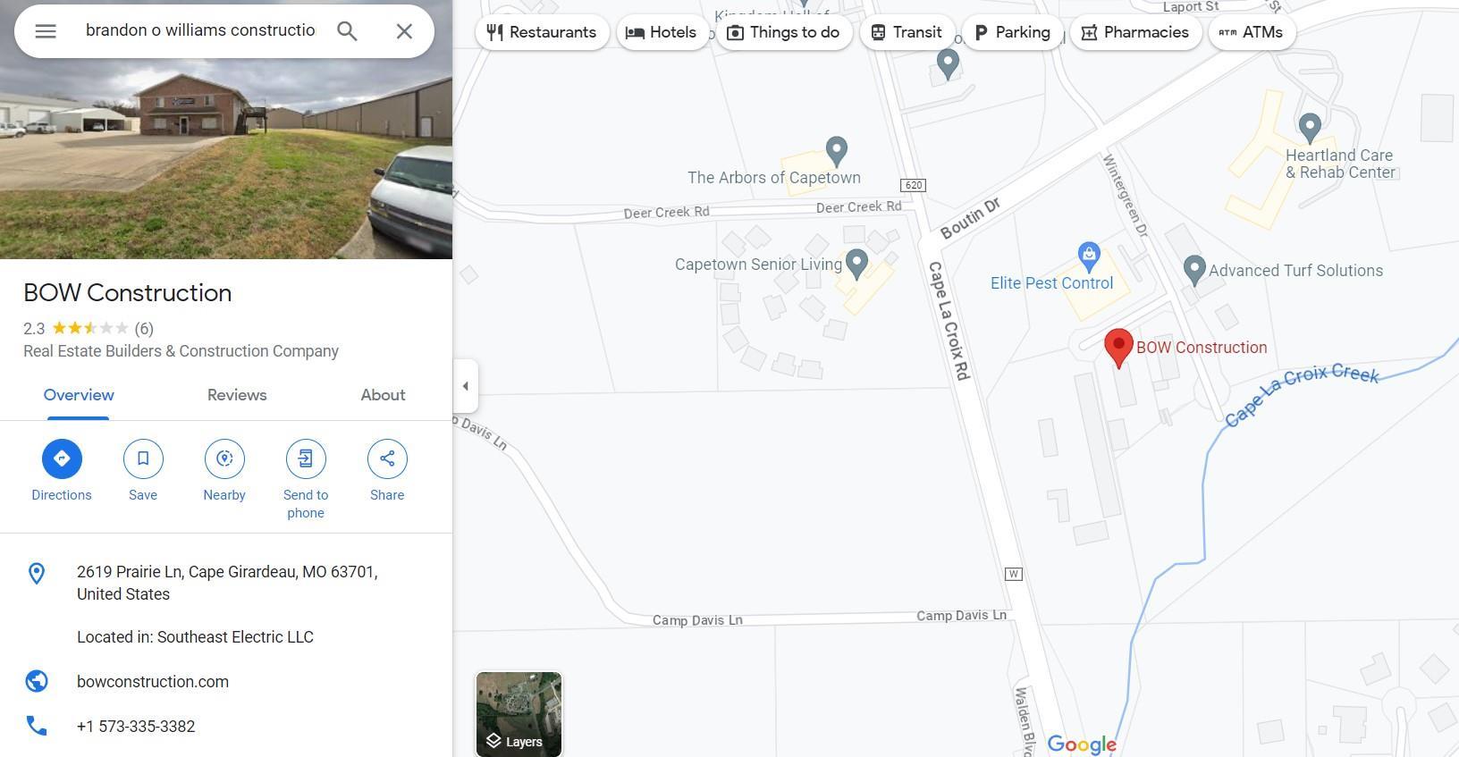 BOW Construction - : Cape Girardeau, MO