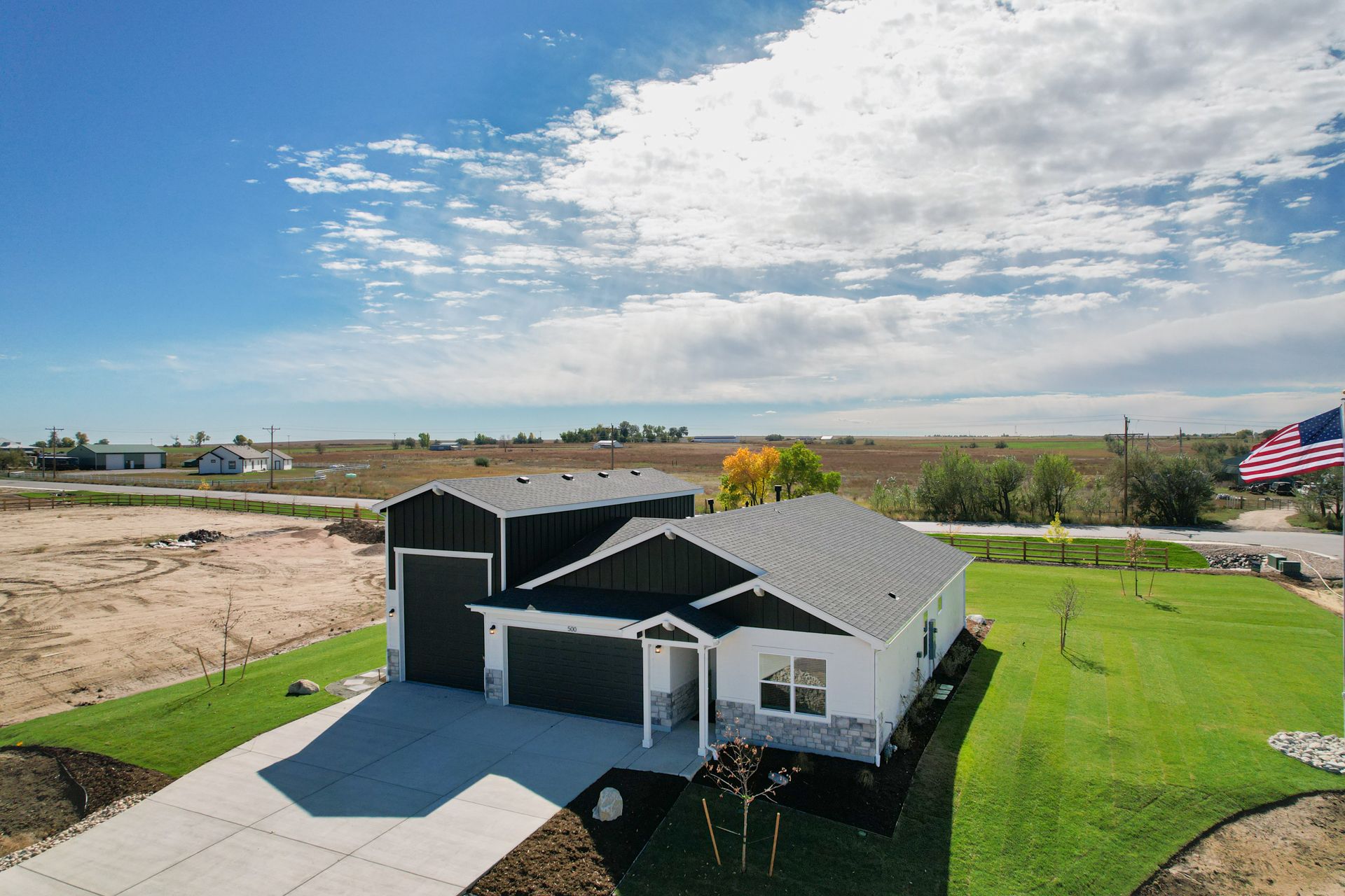 Hudson Model Home Somerset - 1/2 Acre Lot Front Exterior