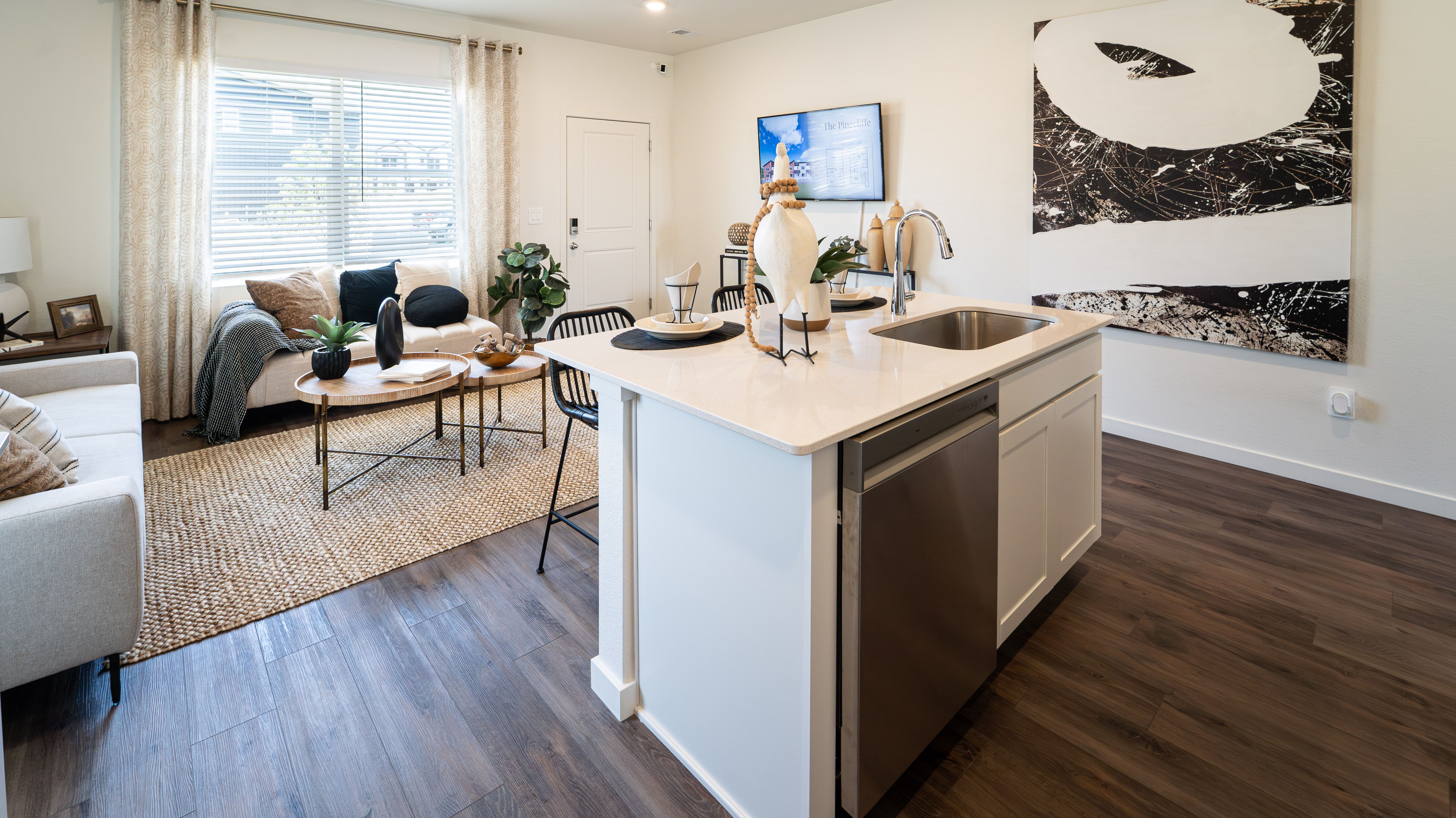 Camden-Living Room/Kitchen View 2