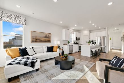 503-Bristol Model-Kitchen and Living Room