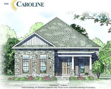 The Caroline - Village Floor Plan - Bailey's Glen LLC