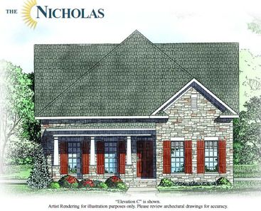 The Nicholas - Village Floor Plan - Bailey's Glen LLC