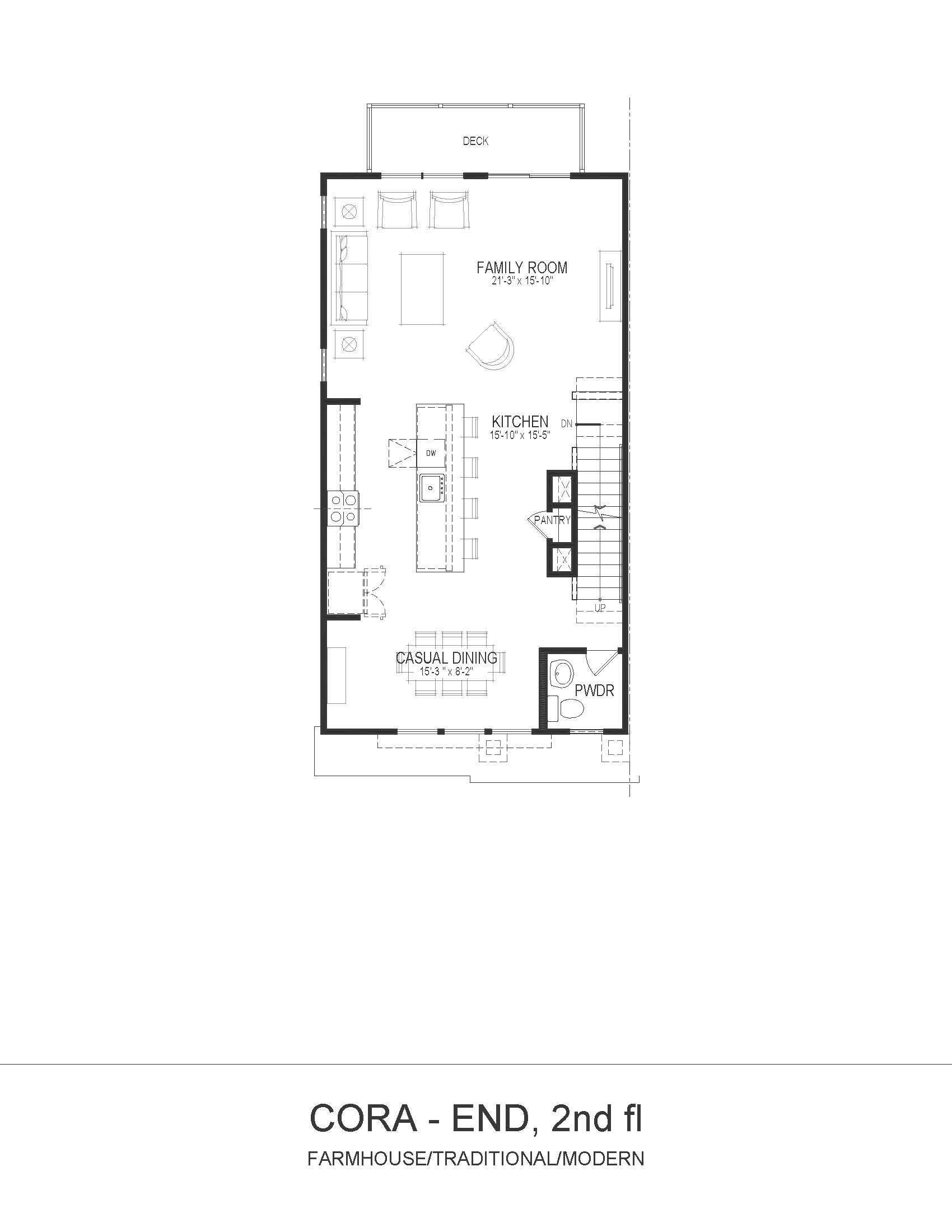 Cora End Unit Second Floor