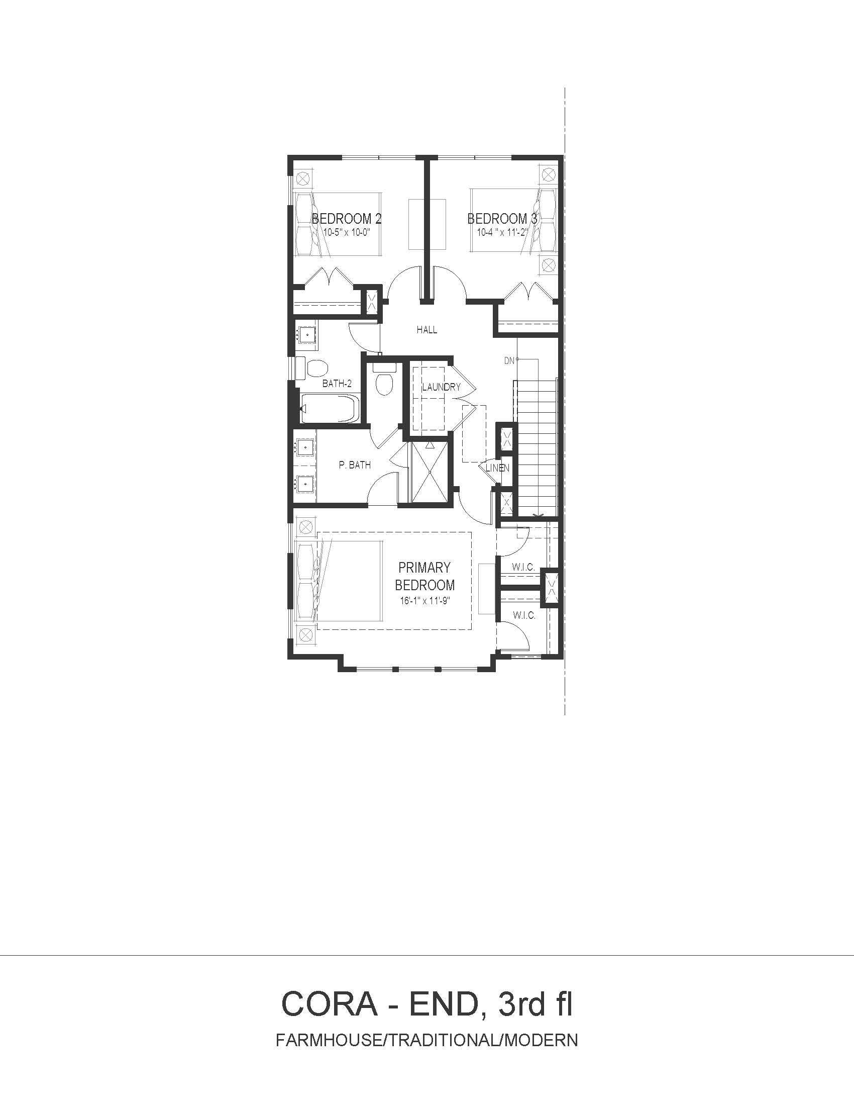 Cora End Unit Third Floor