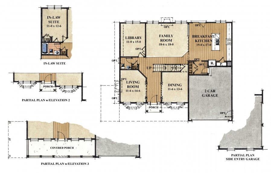 First Floor Plan w/Options
