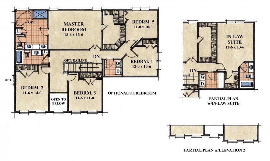 Second Floor Plan w/Options
