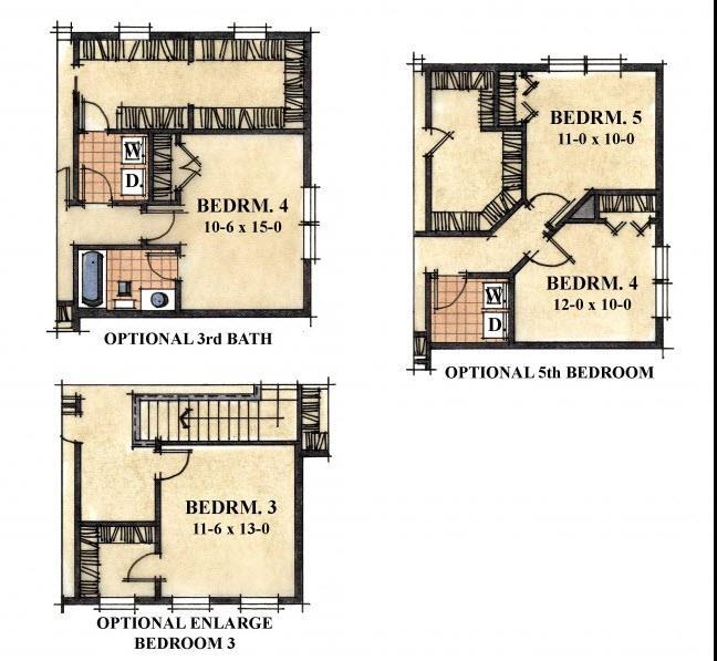 Second Floor Plan w/Options