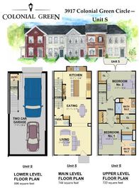 Colonial Green Roanoke por Progress Street Builders en Blacksburg Virginia