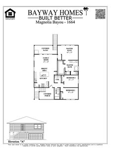 Magnolia Bayou Floor Plan - Bayway Homes, Inc
