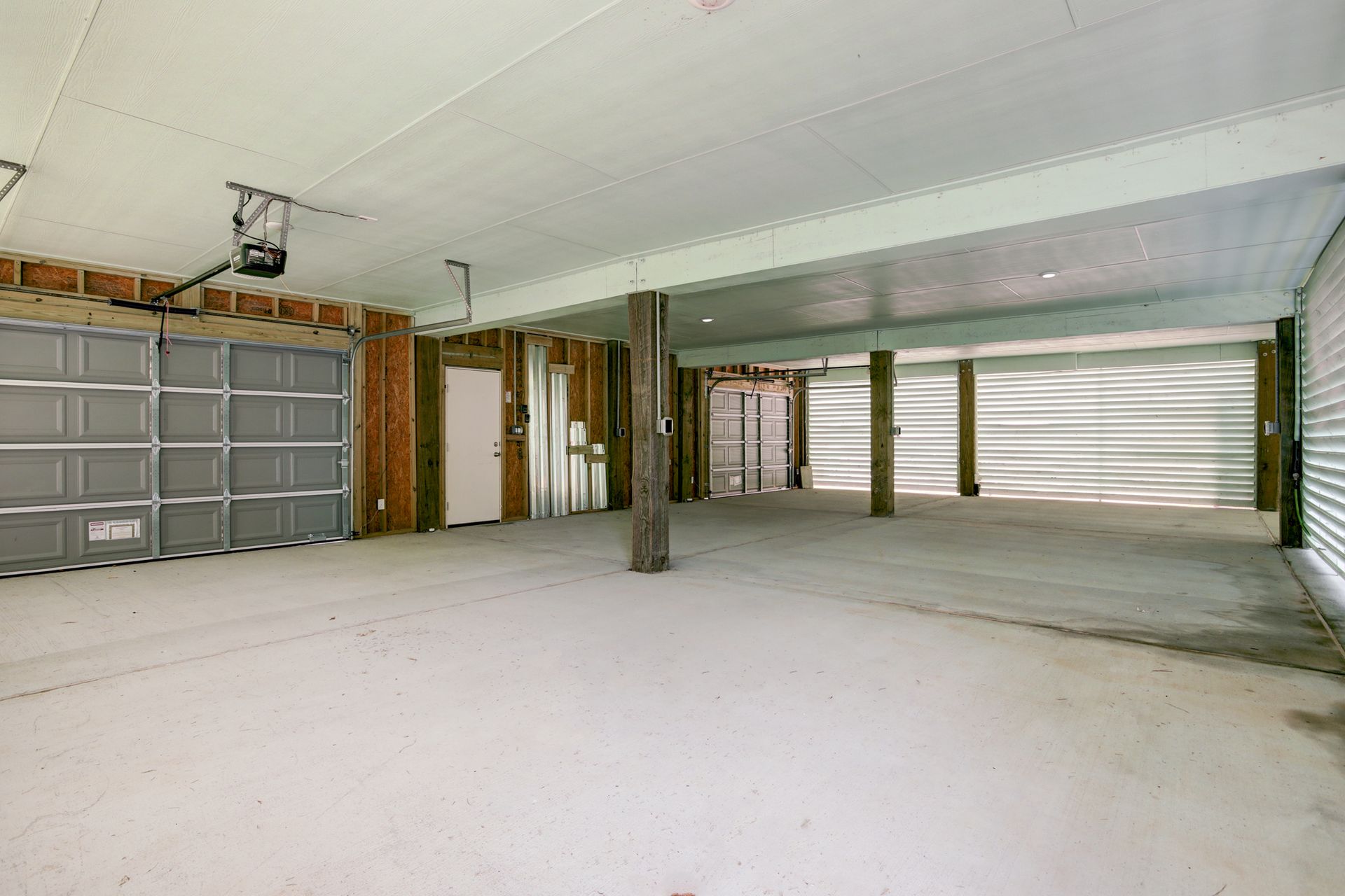 Garage with lots of extra space