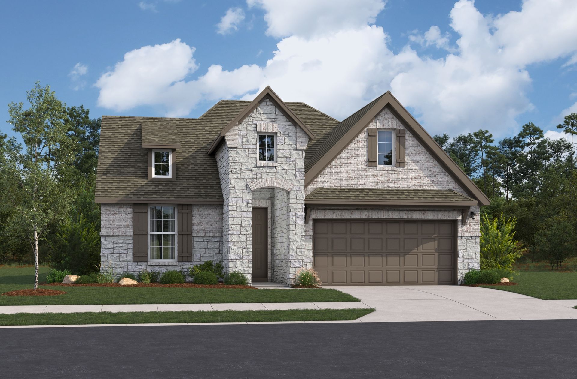 French Country L Elevation