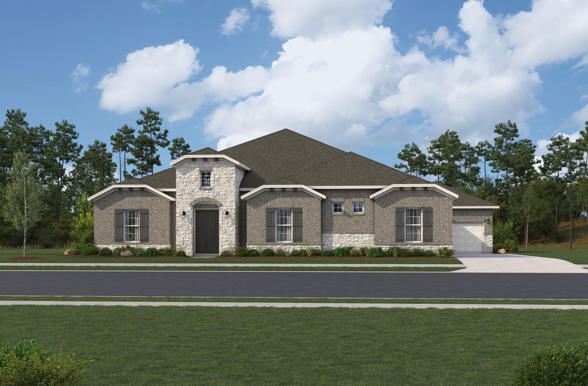 Sisterdale French Country U Exterior