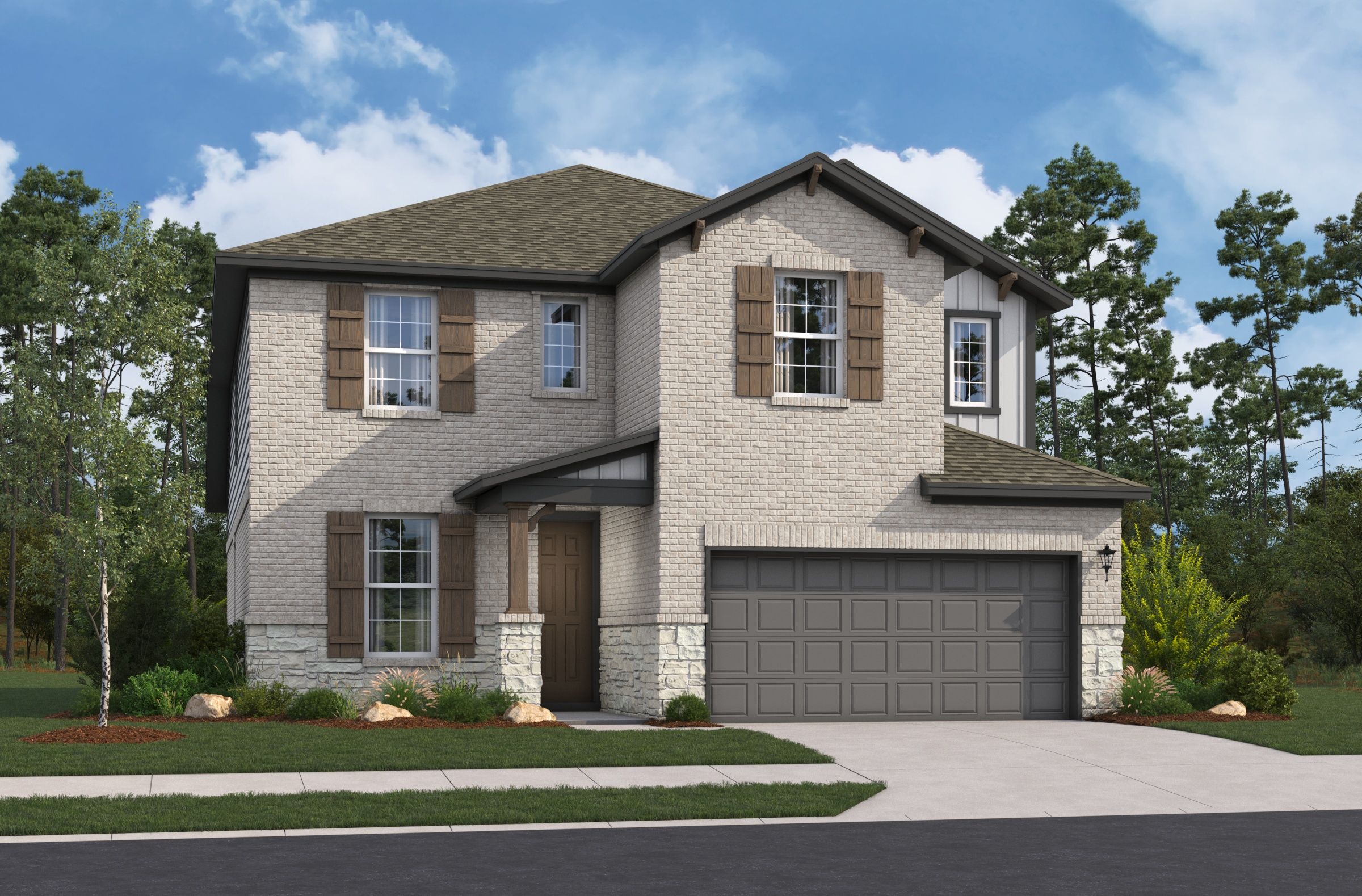 Bricewood por Beazer Homes en San Antonio Texas
