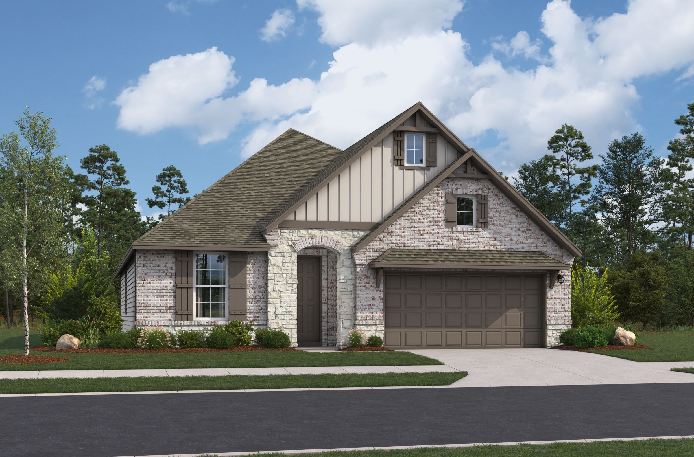 French Country B Elevation