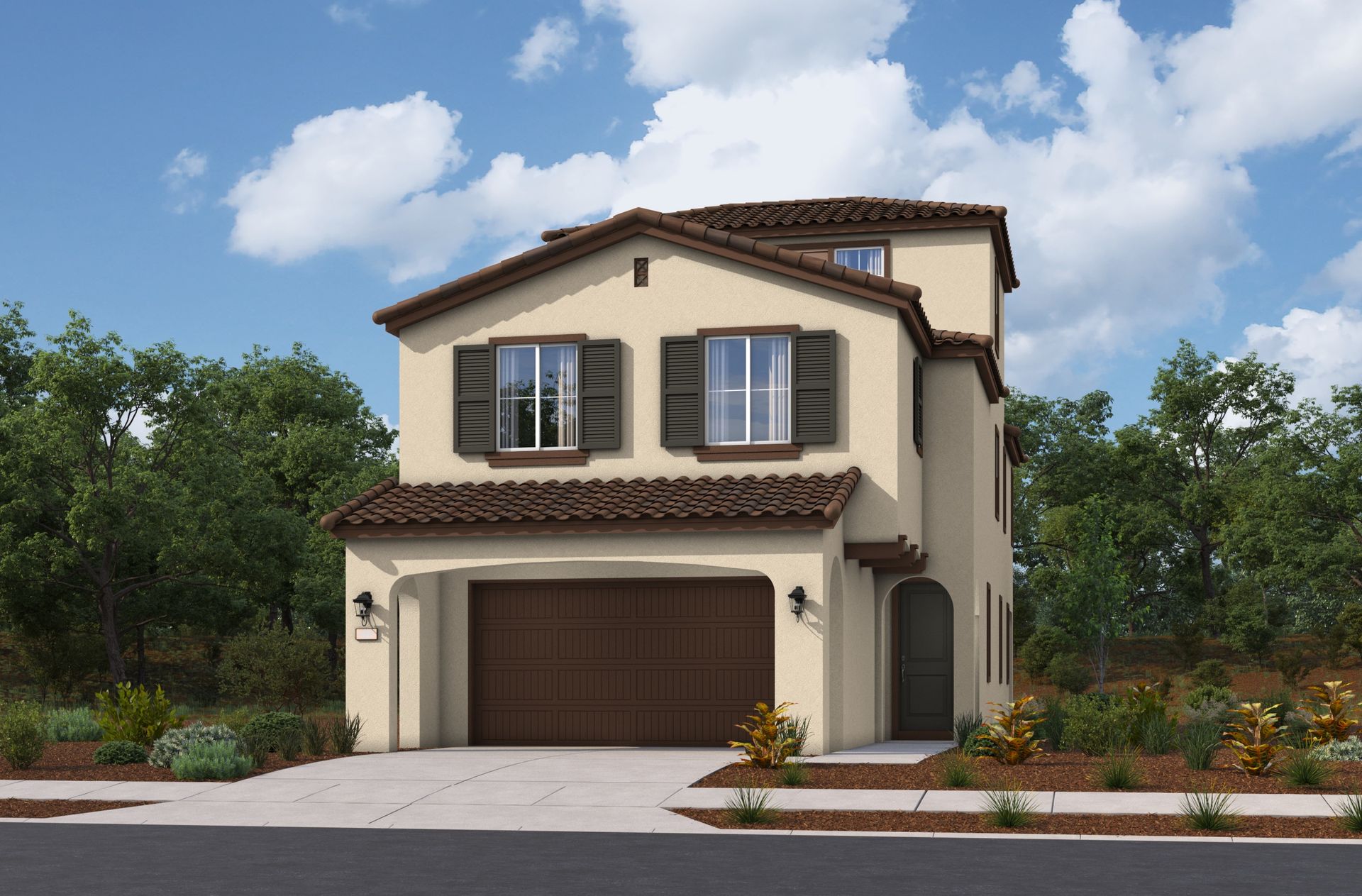 Redwood X Spanish Colonial Exterior