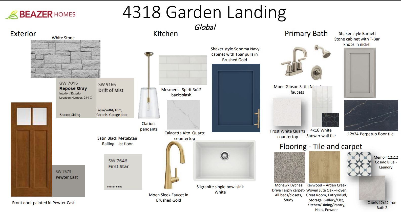 Guadalupe Interior Design Selections