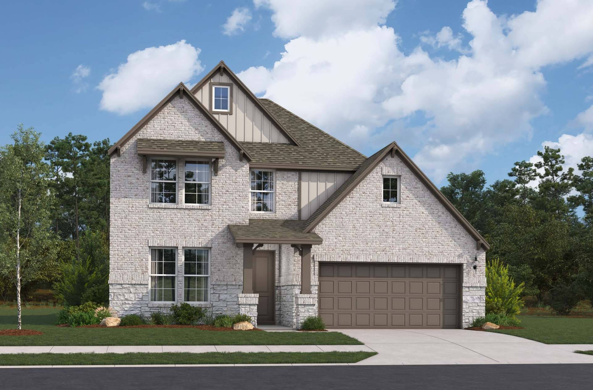 Salado French Country L Elevation