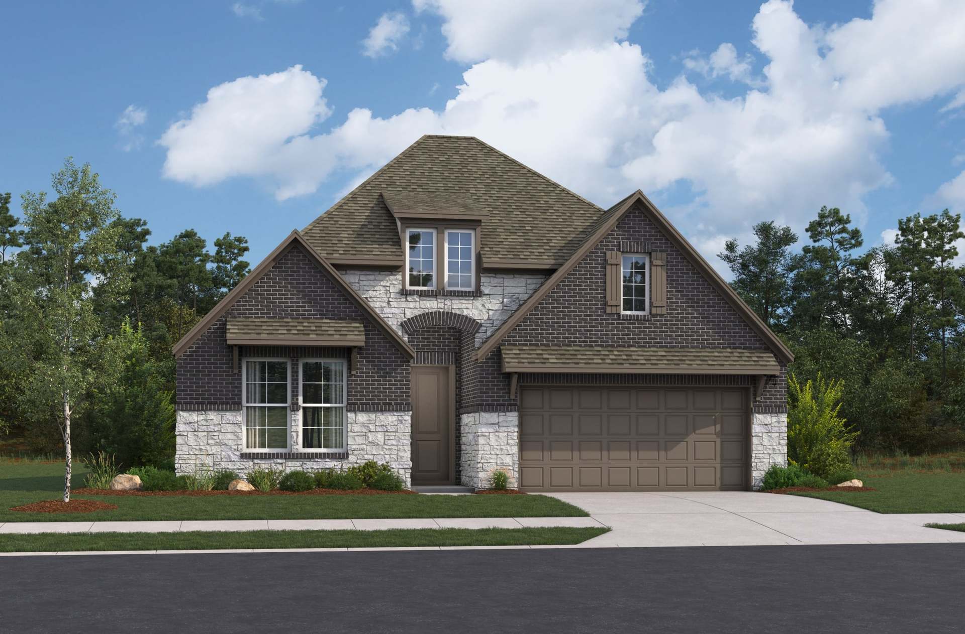 Blanco French Country L Elevation