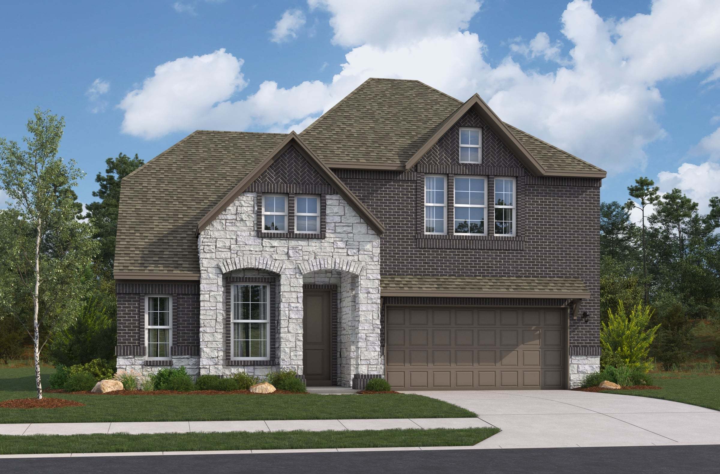 Aransas French Country L Elevation