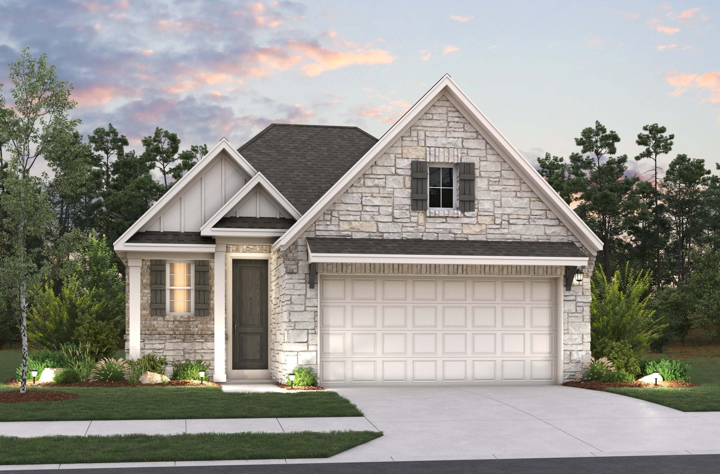Cambridge French Country L Elevation