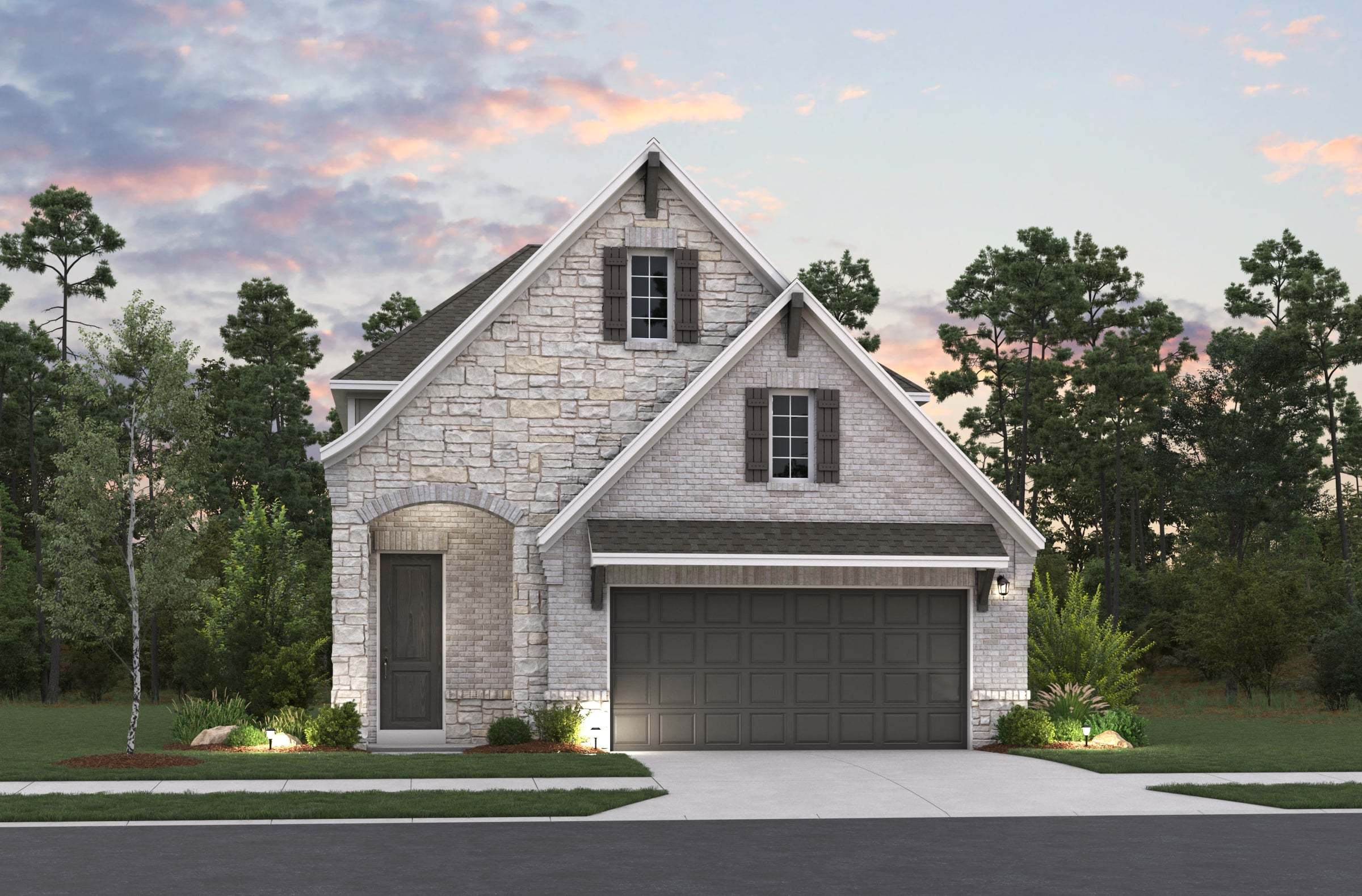 Somerset French Country L Elevation