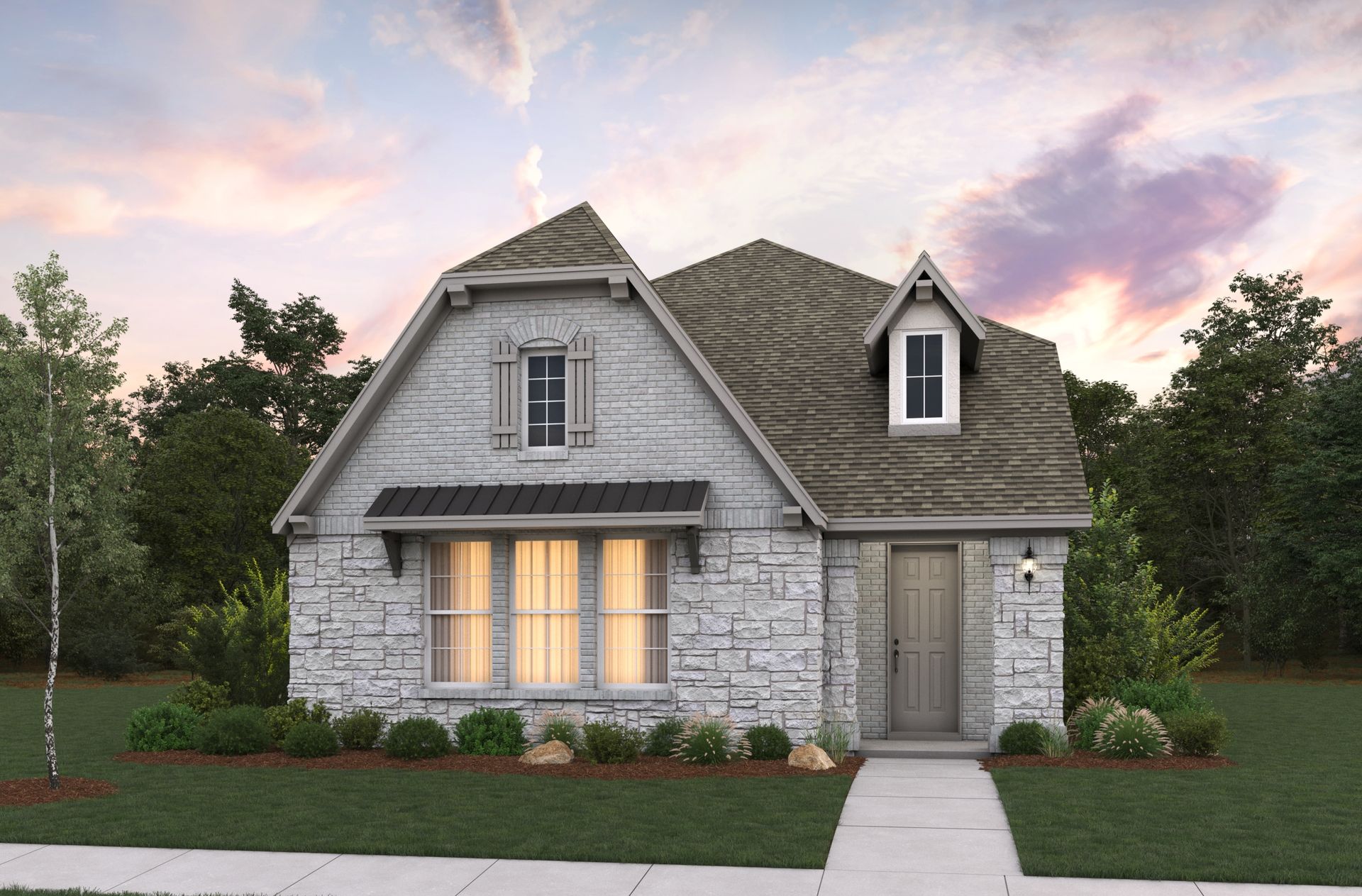 French Country L Elevation