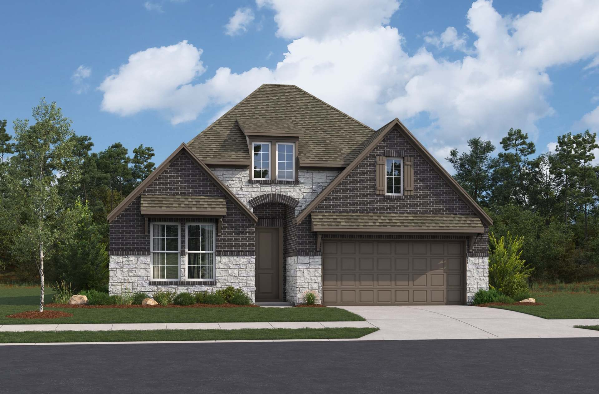 Blanco French Country L Elevation