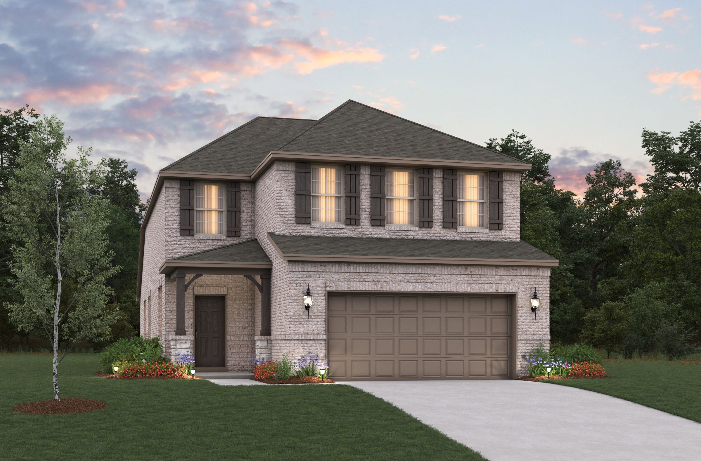 Cactus - Saratoga - Crossings 50': Pilot Point, Texas - Beazer Homes