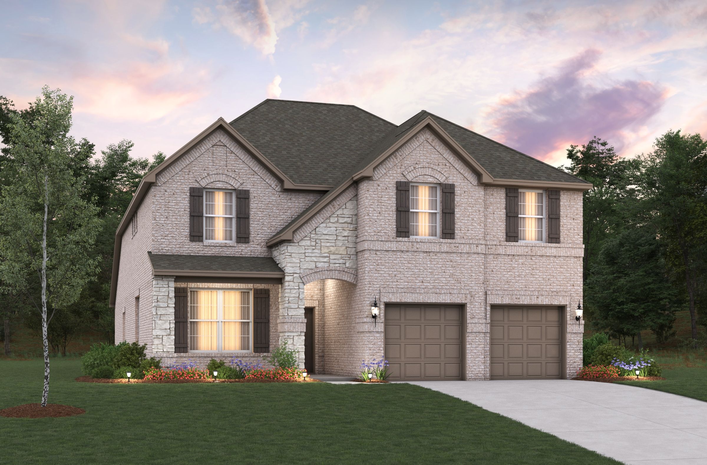 Blackburn - Valencia on the Lake: Little Elm, Texas - Beazer Homes