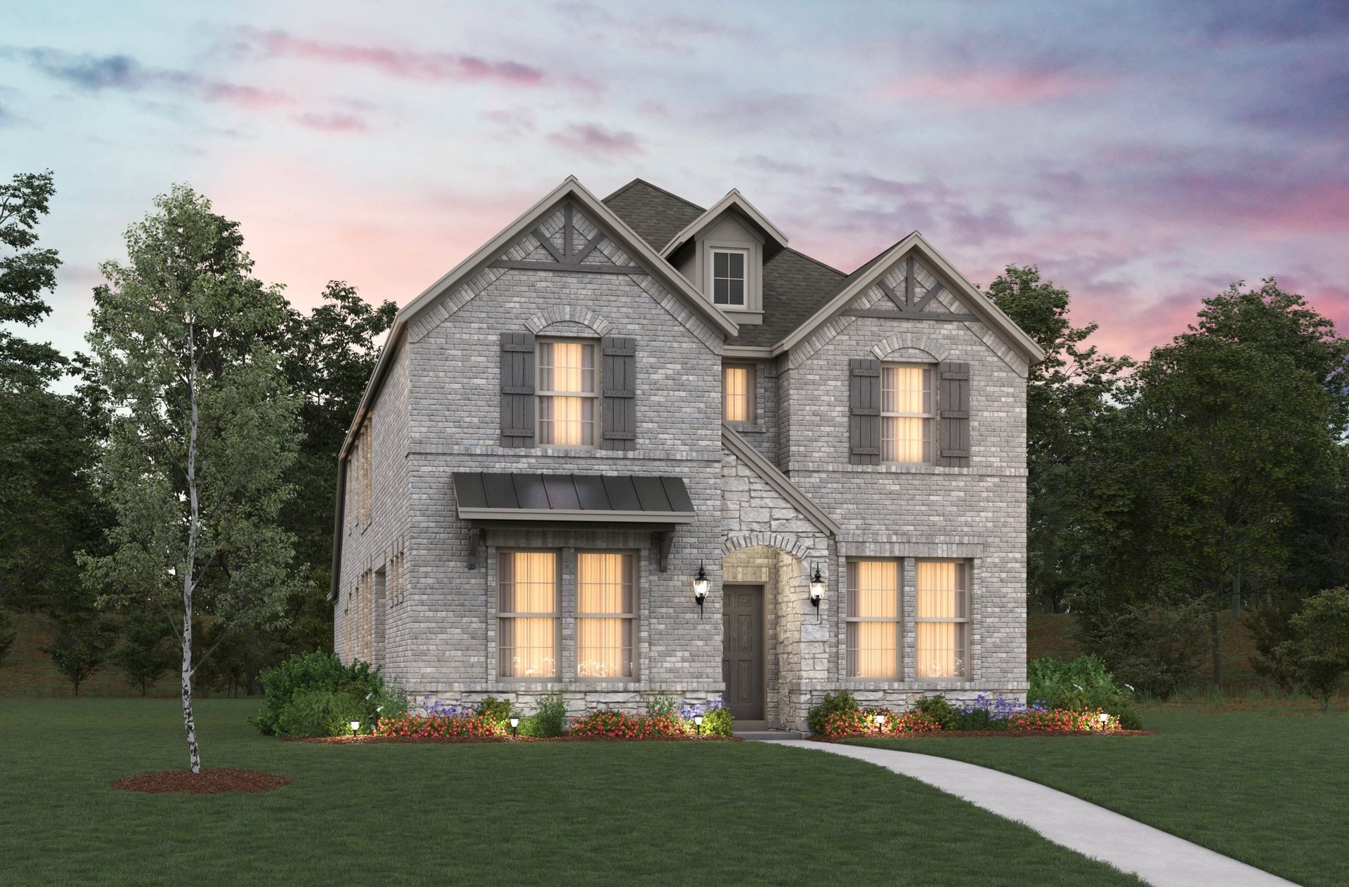 Marathon French Country Exterior