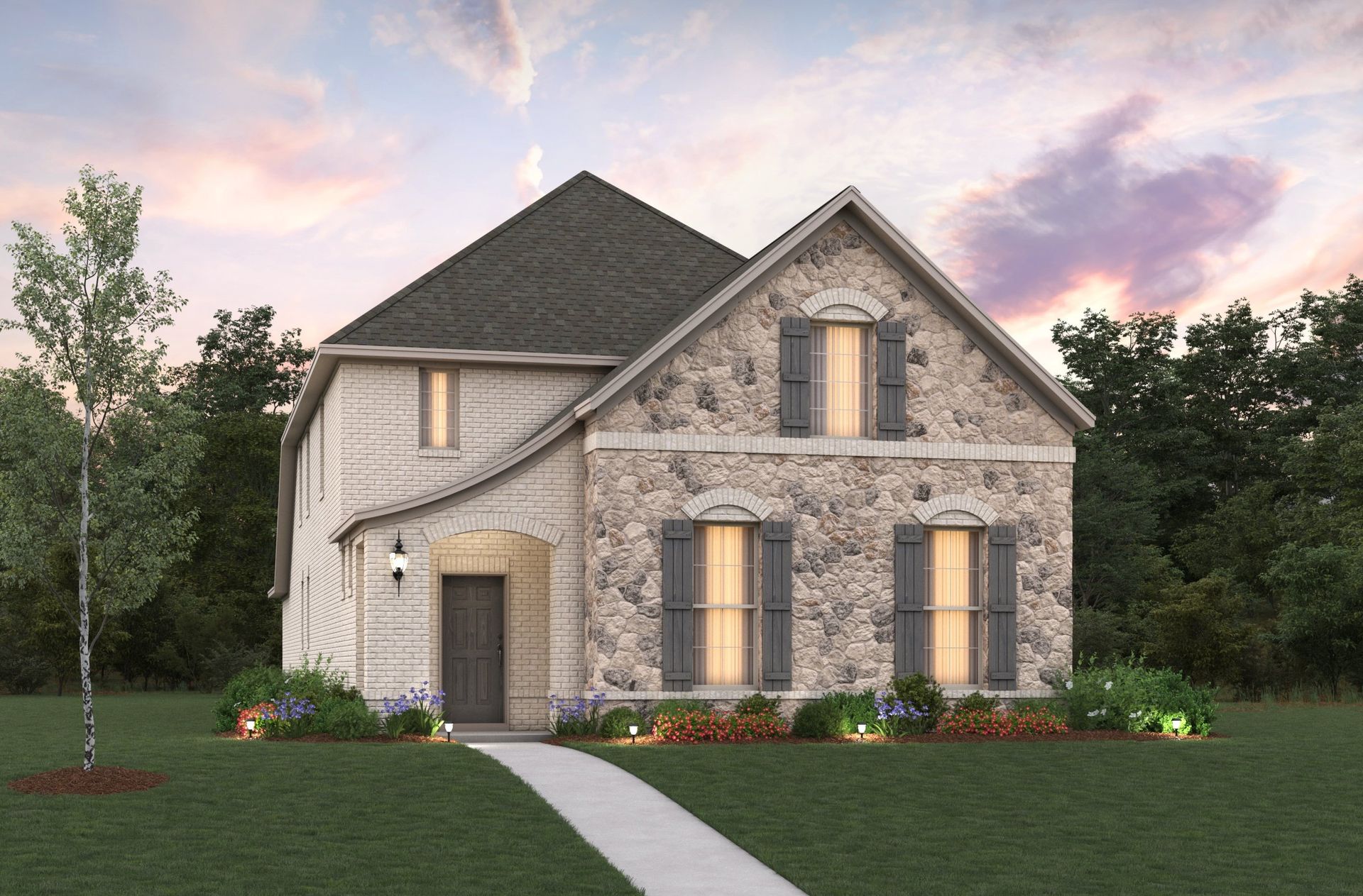Brenham French Country Exterior