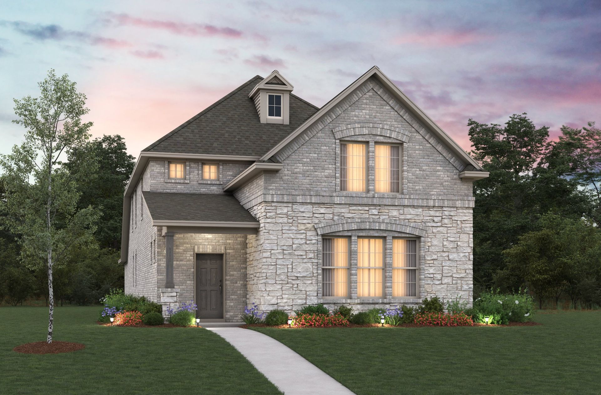 Brenham French Country Exterior