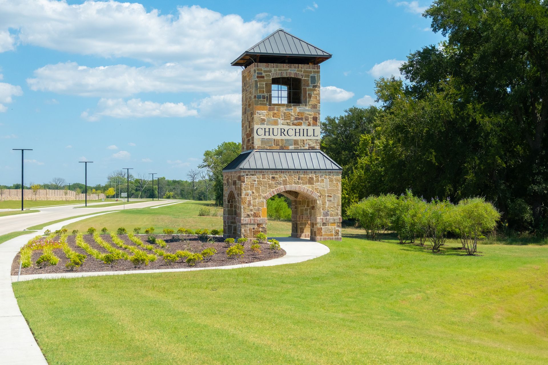 Churchill Entryway Monument