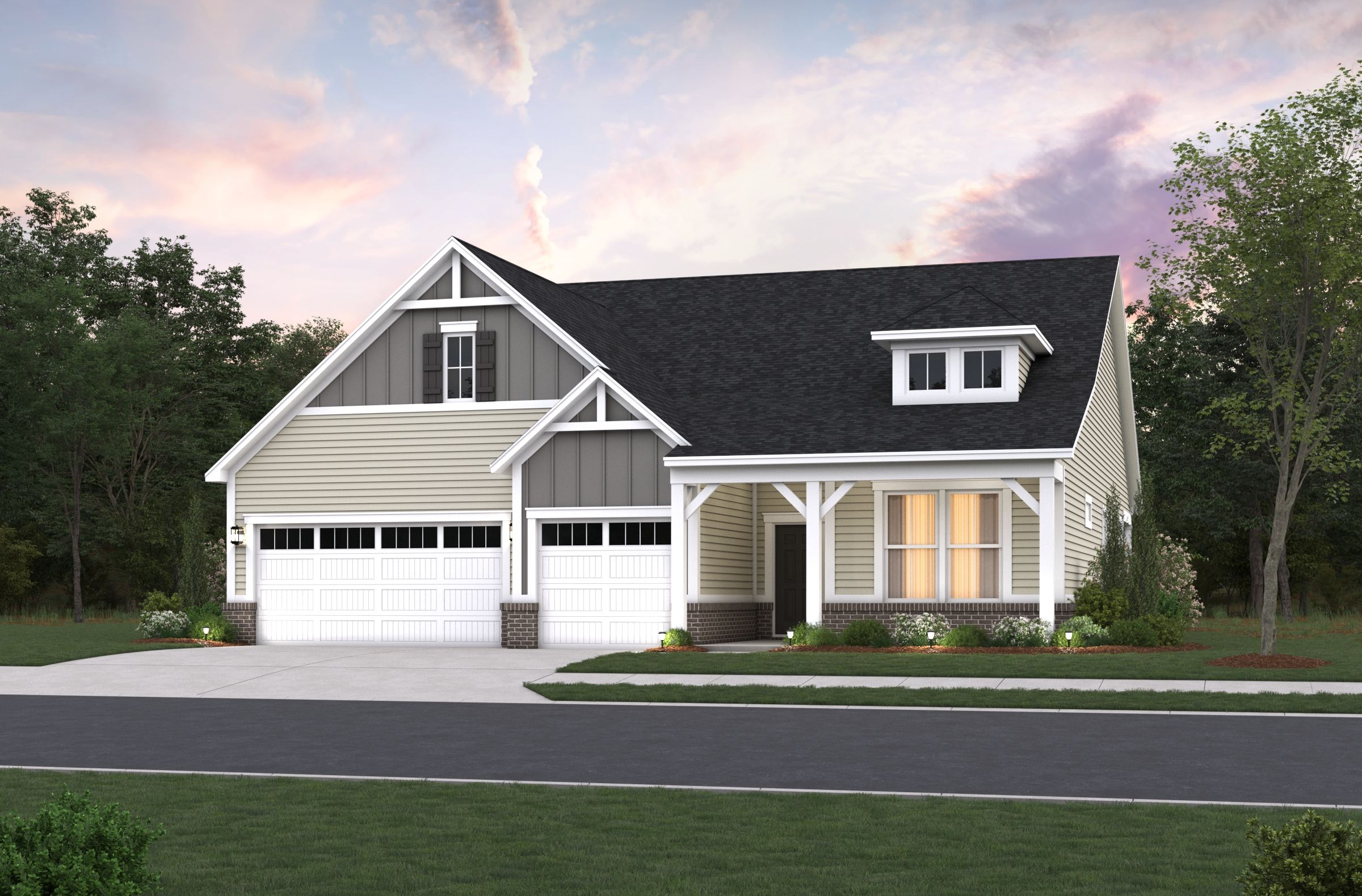 Farmhouse L Elevation