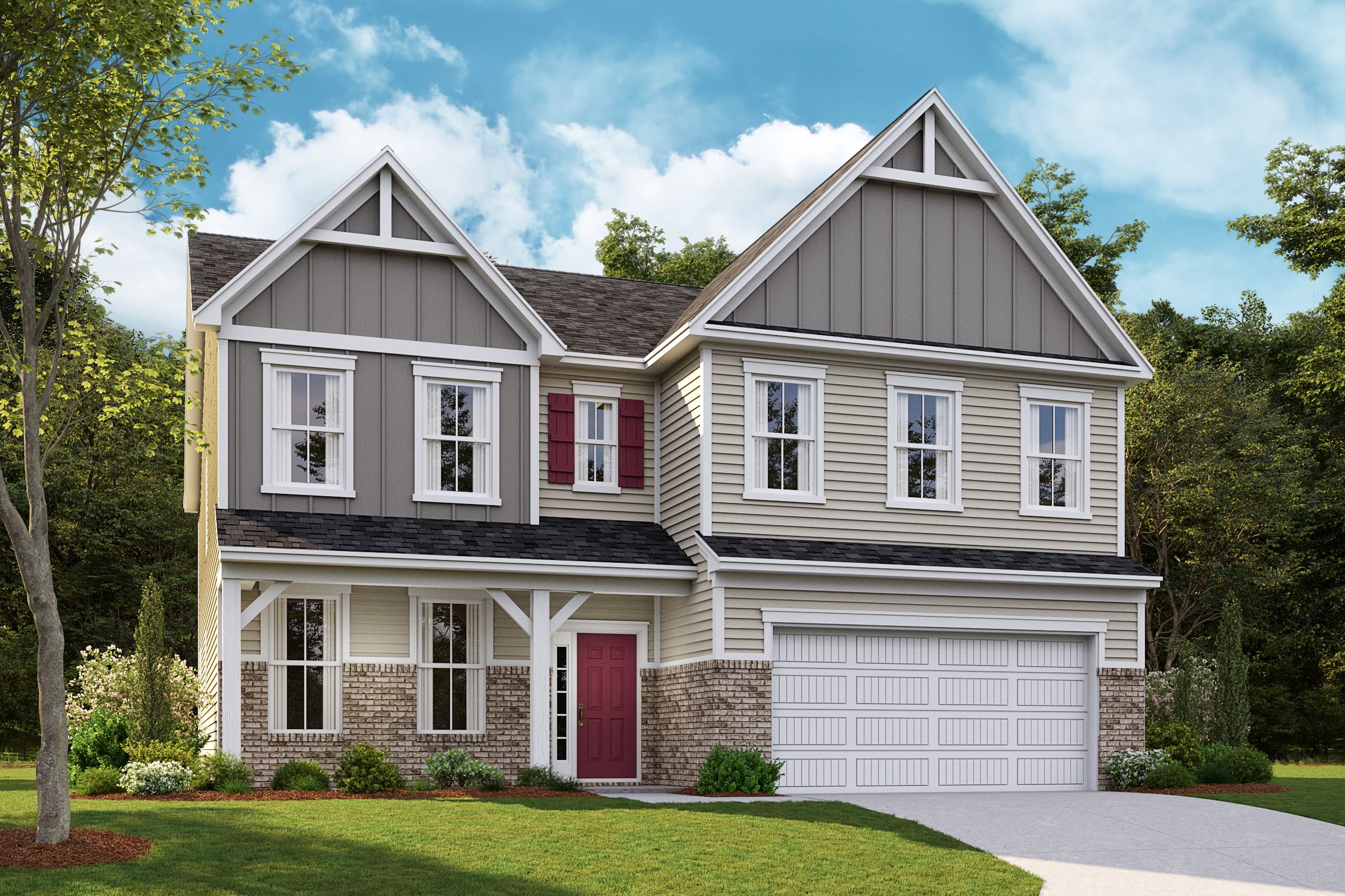 Farmhouse L Elevation