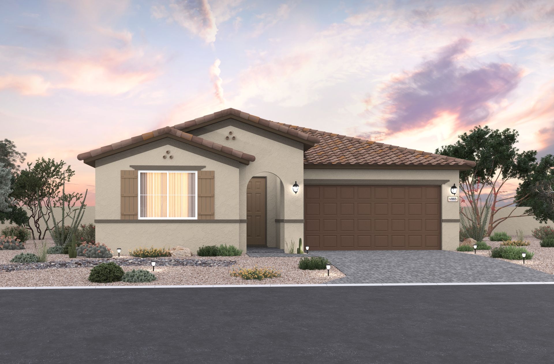 Spanish Colonial L Elevation