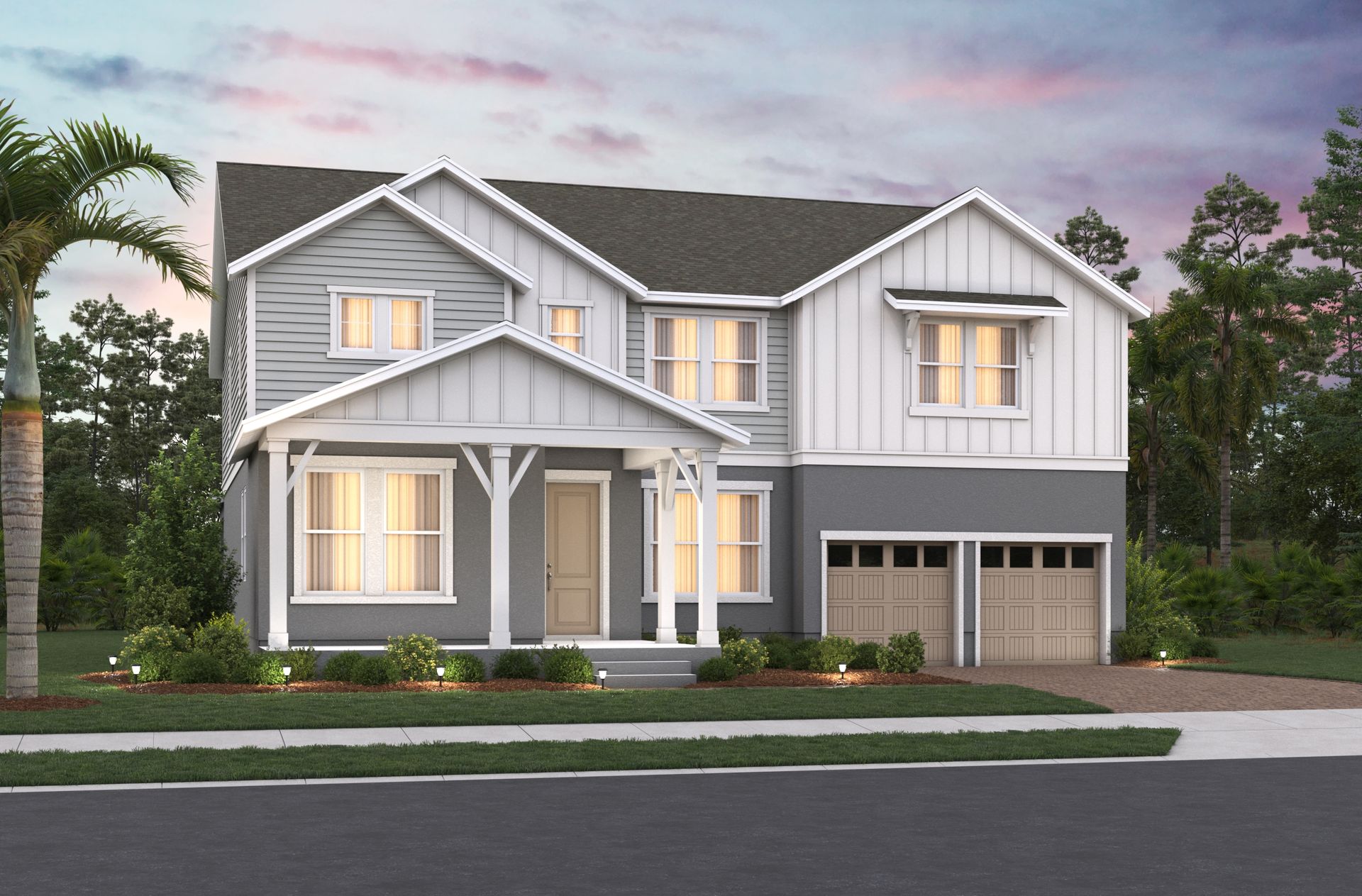 Farmhouse L Elevation