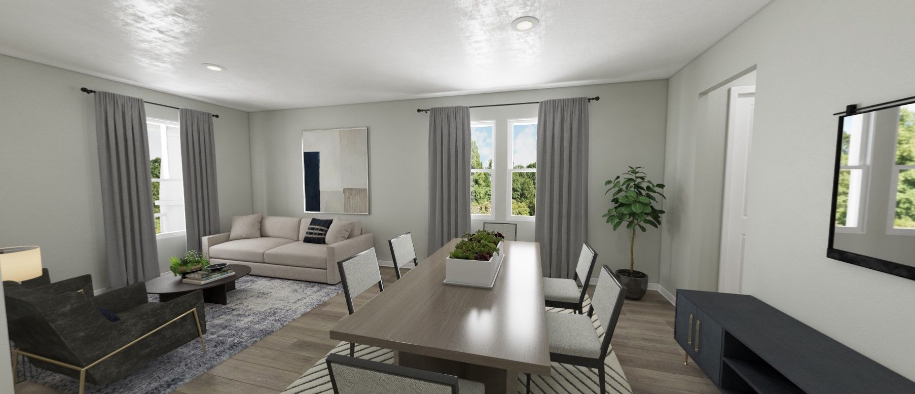 Sequoia II Living and Dining Room