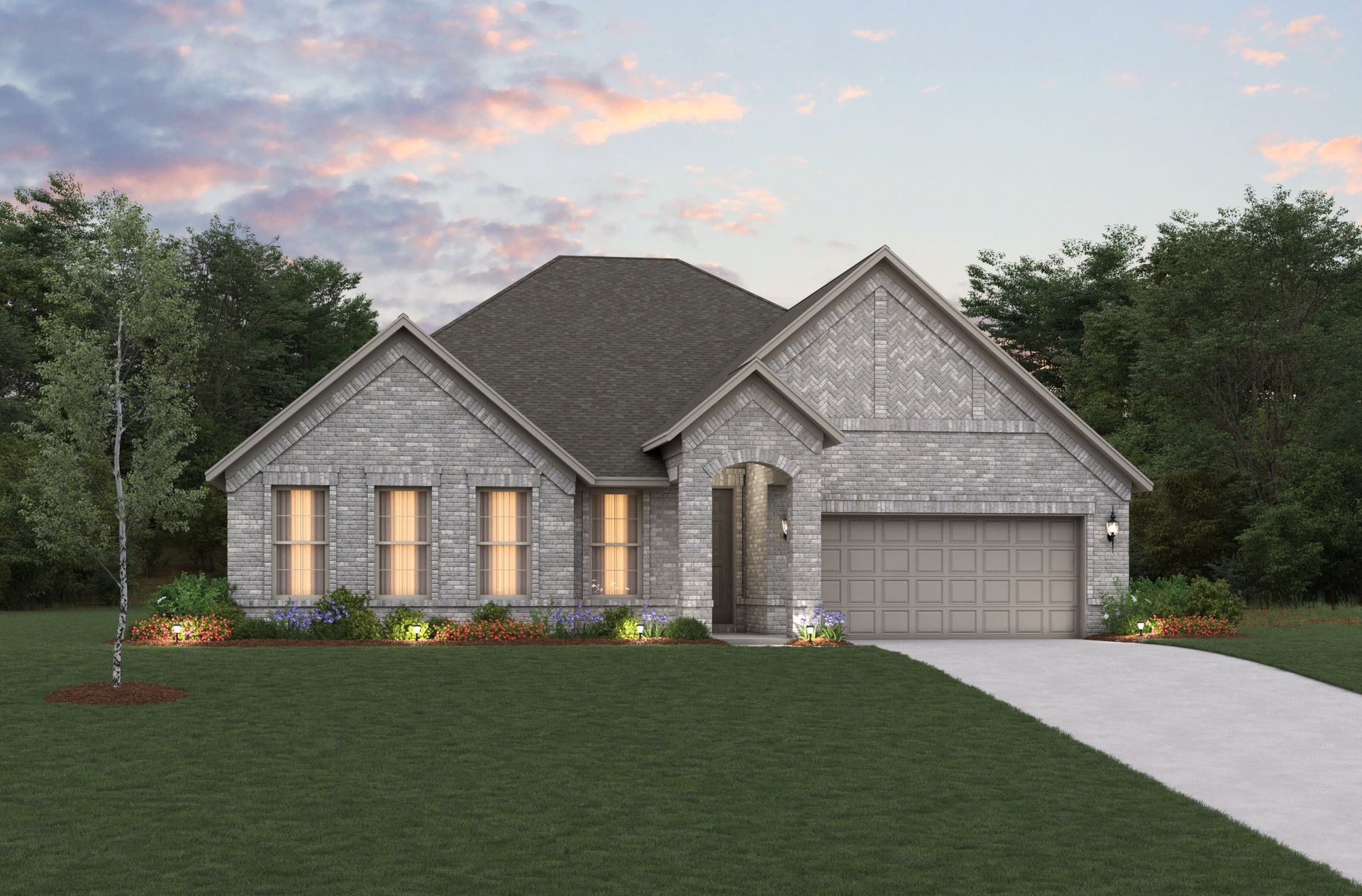 French Country L Elevation