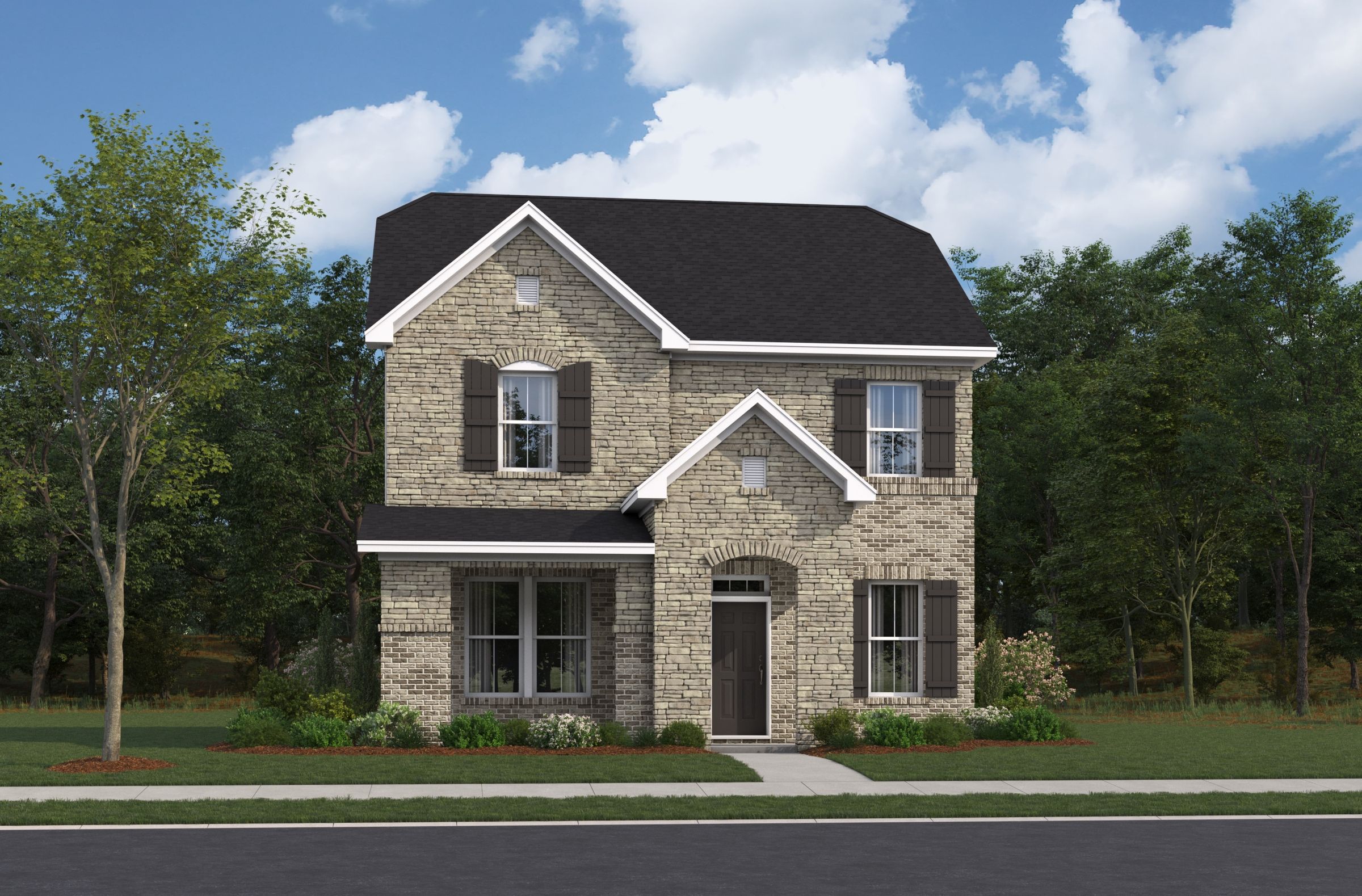 French Country L Elevation