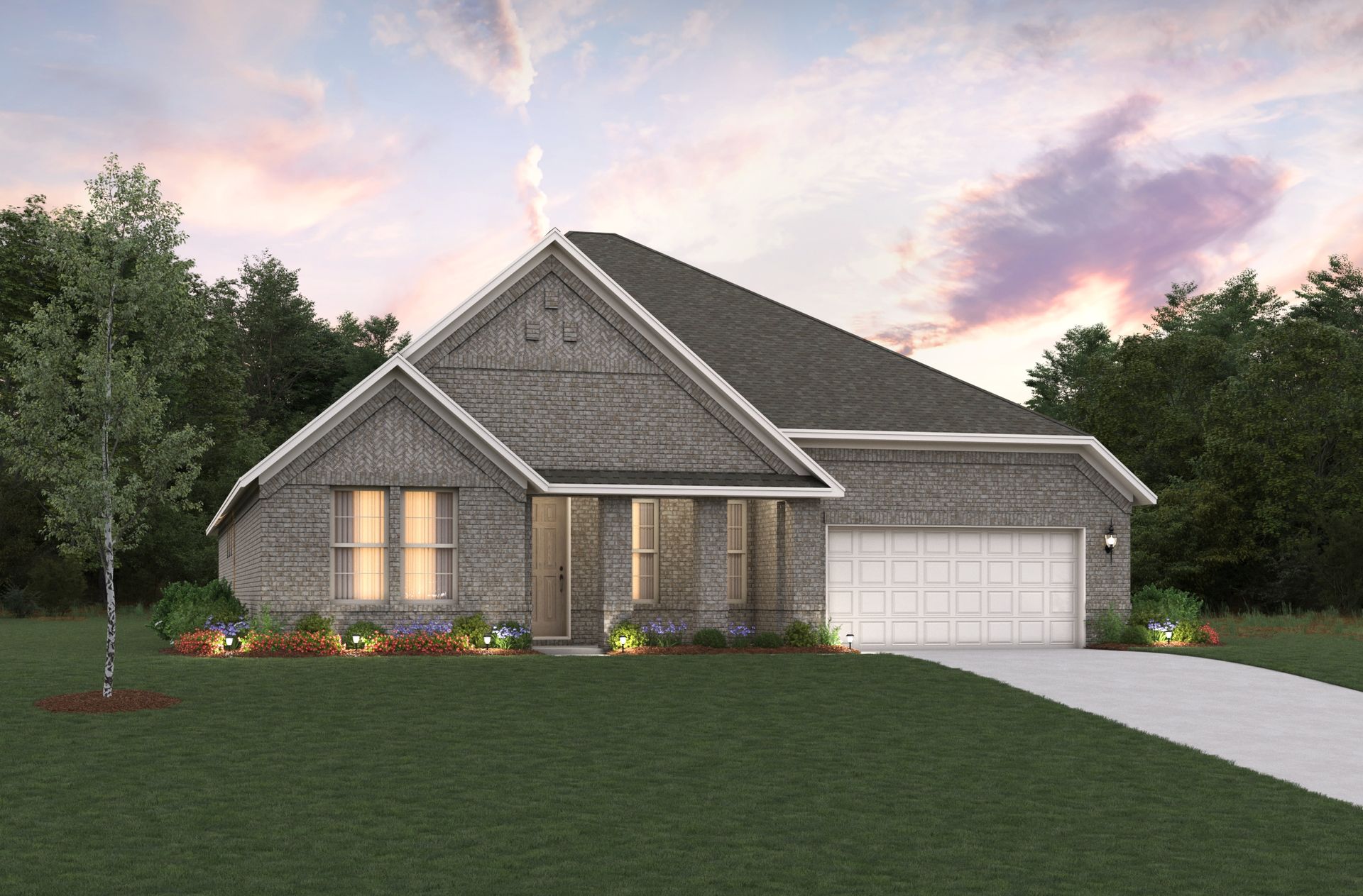 French Country L Elevation
