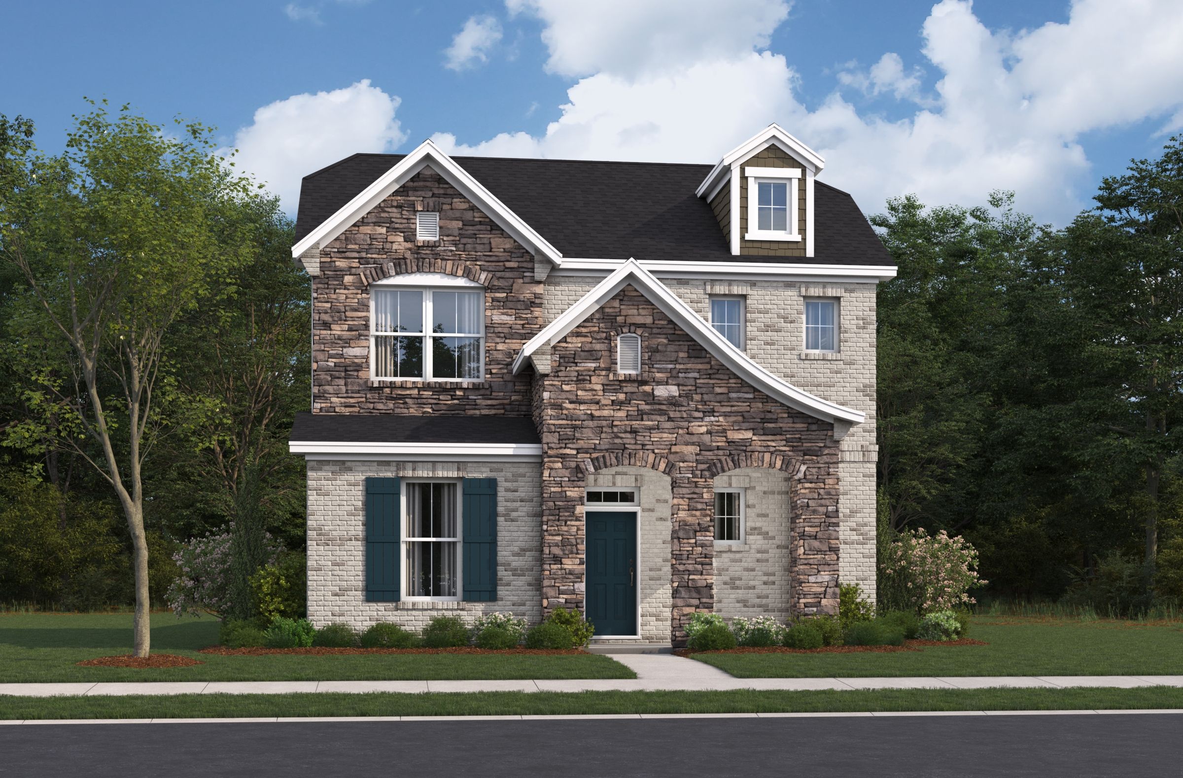 French Country L Elevation