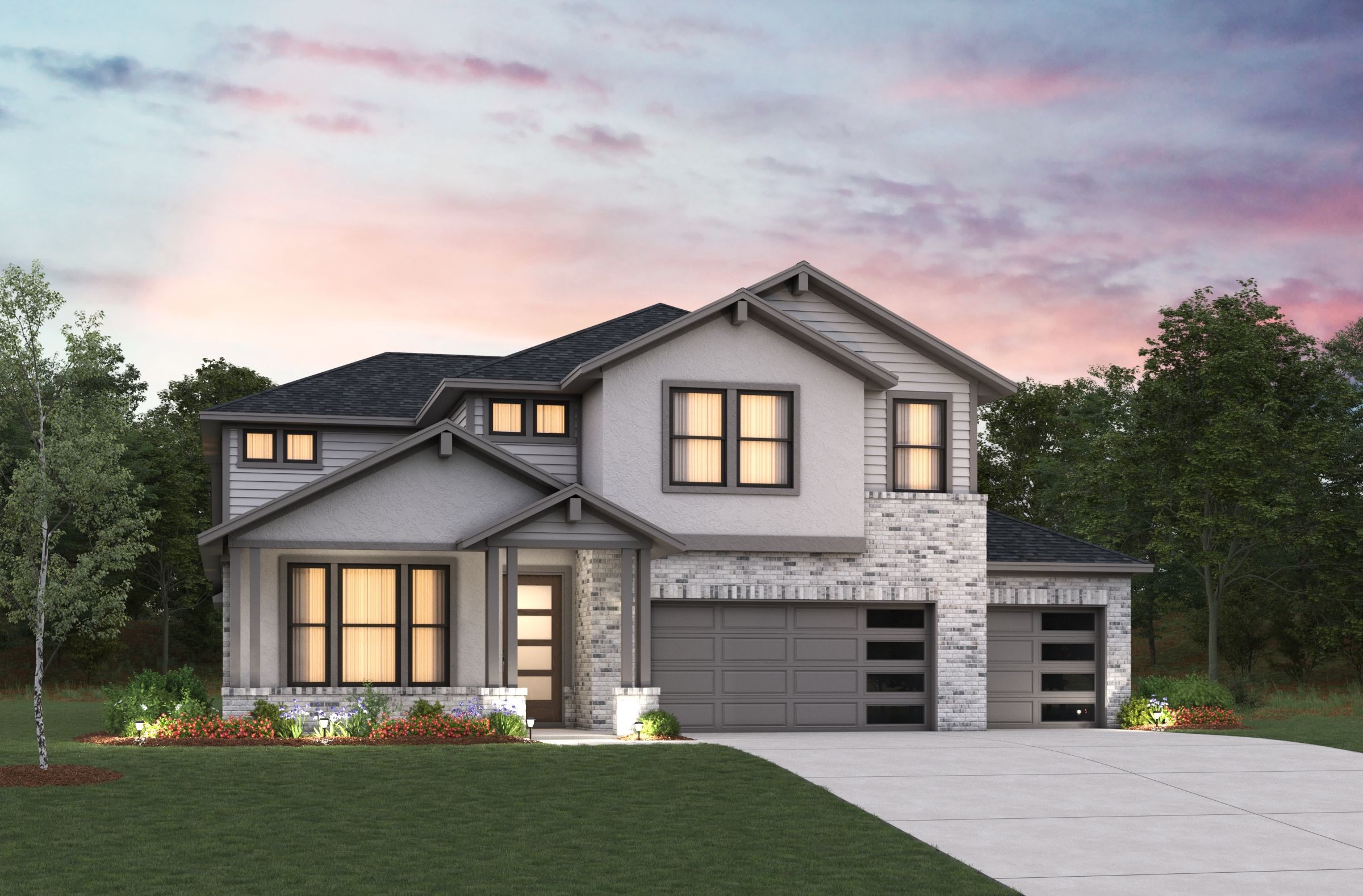 Arabella on the Prairie - Heritage Collection por Beazer Homes en Houston Texas