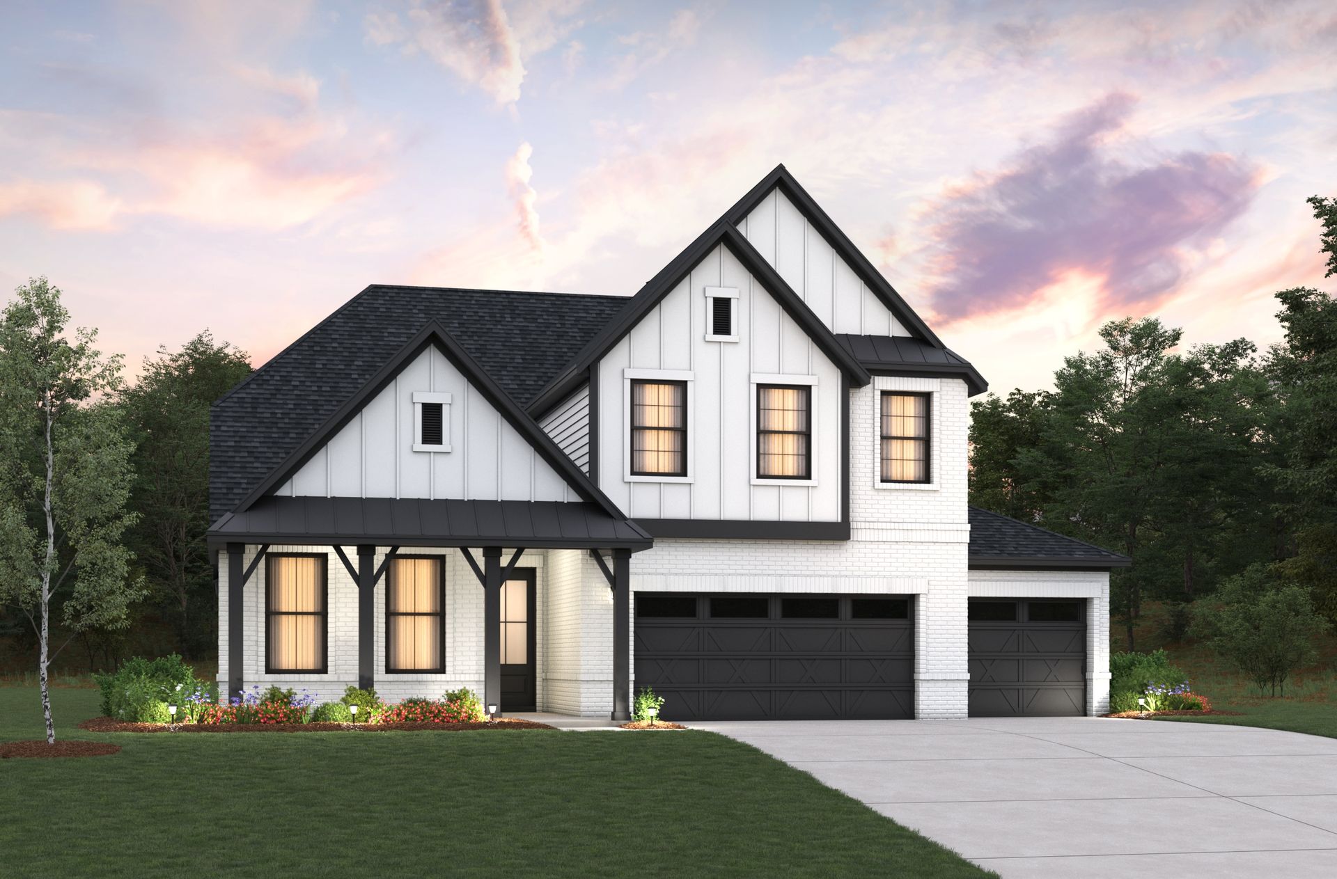 Farmhouse L Elevation