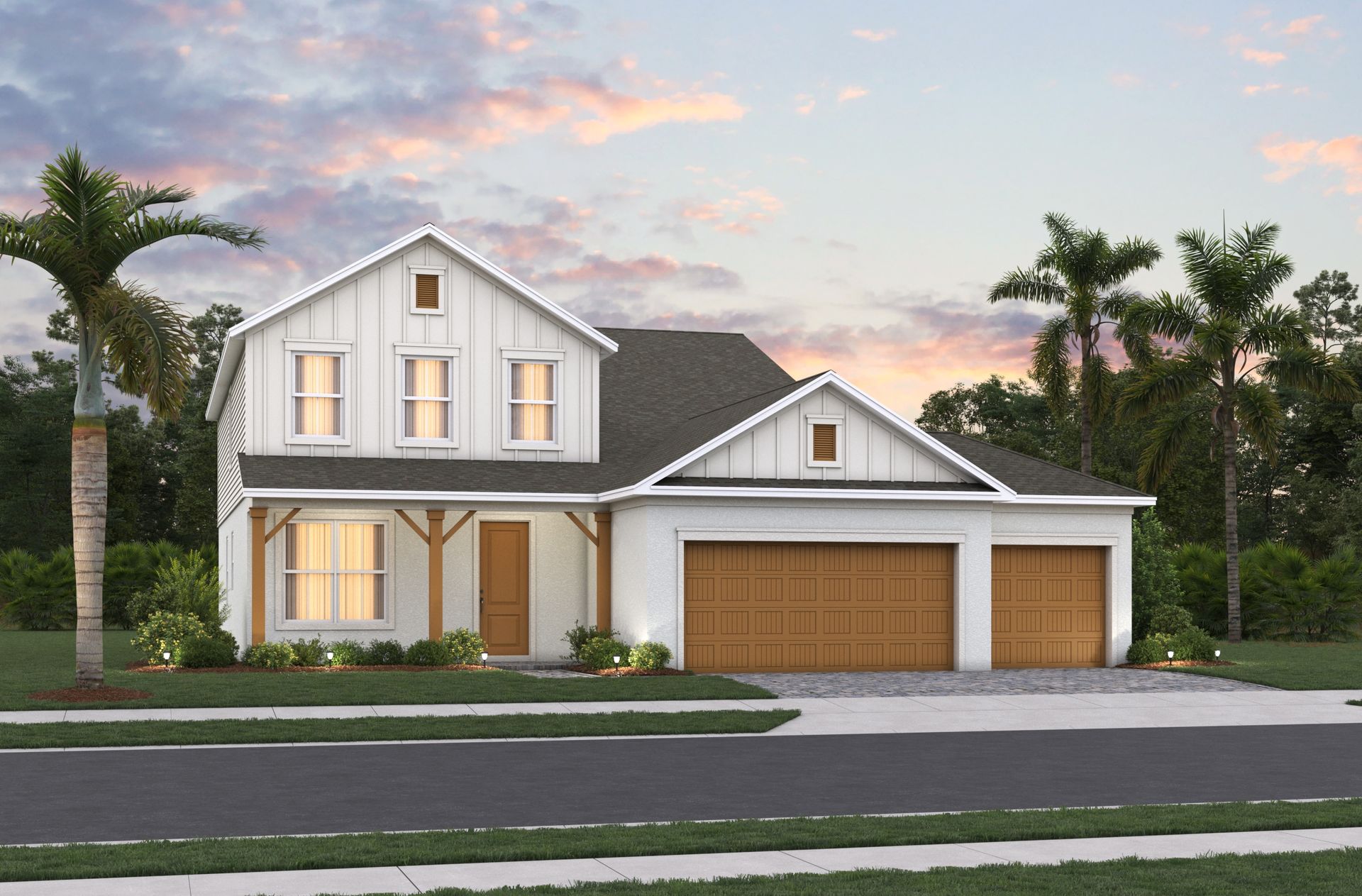 Farmhouse L Elevation