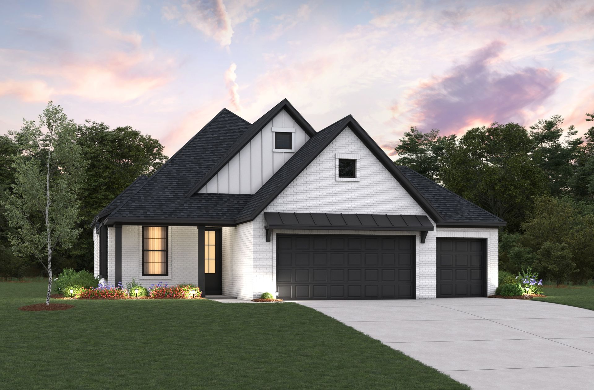 Farmhouse L Elevation