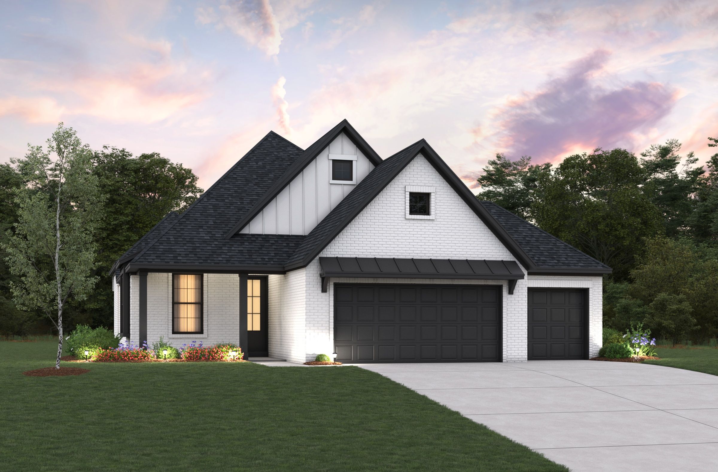 Farmhouse L Elevation
