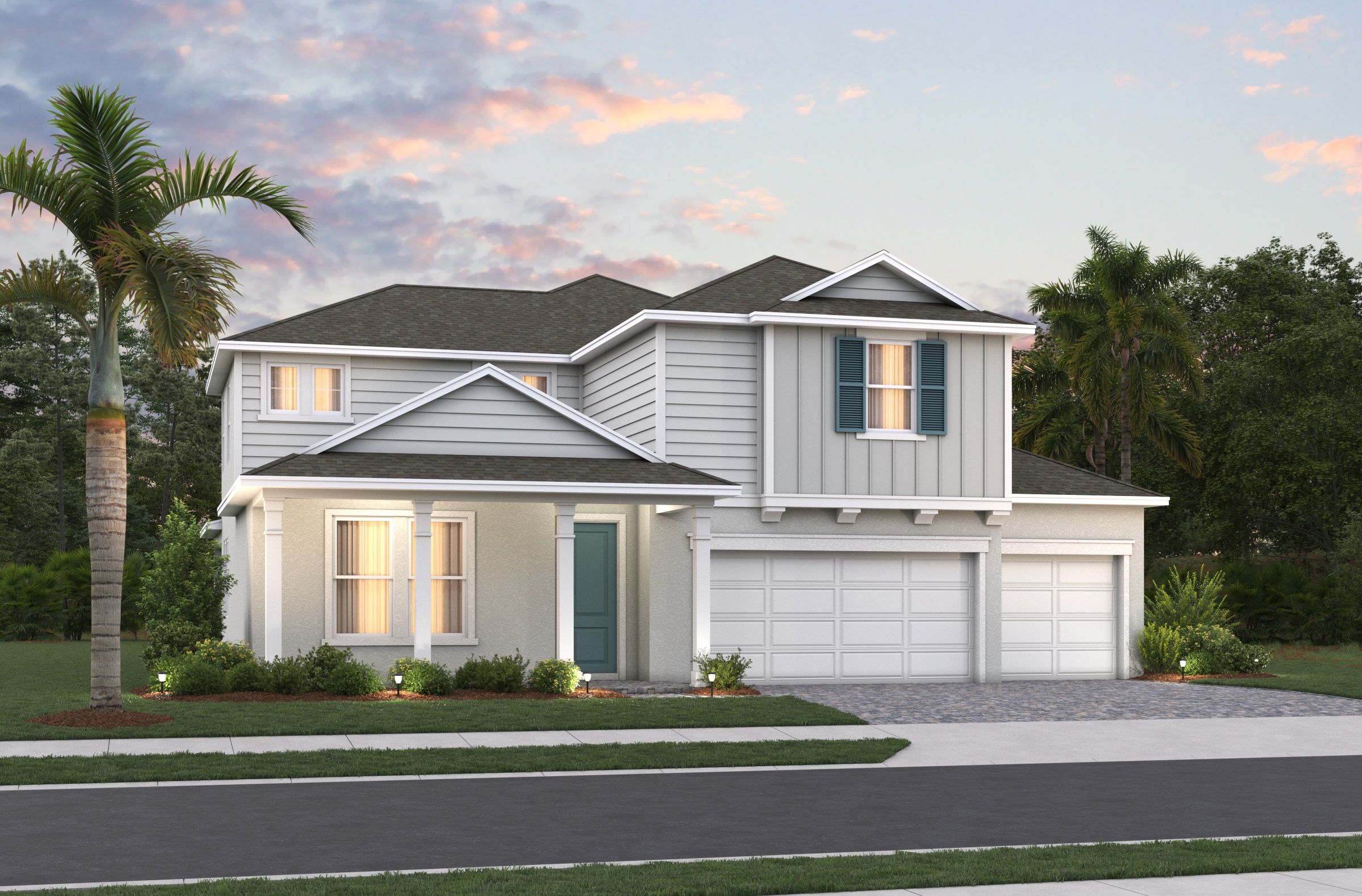 Canterbury II - Estates at Lake Jesup: Sanford, Florida - Beazer Homes